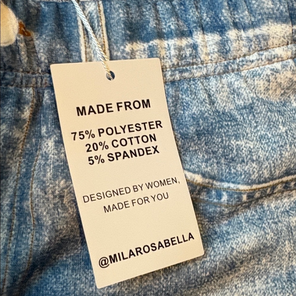 NWT Mila Rosabella Sweatpants Jeans - Size Small - Picture 3 of 7